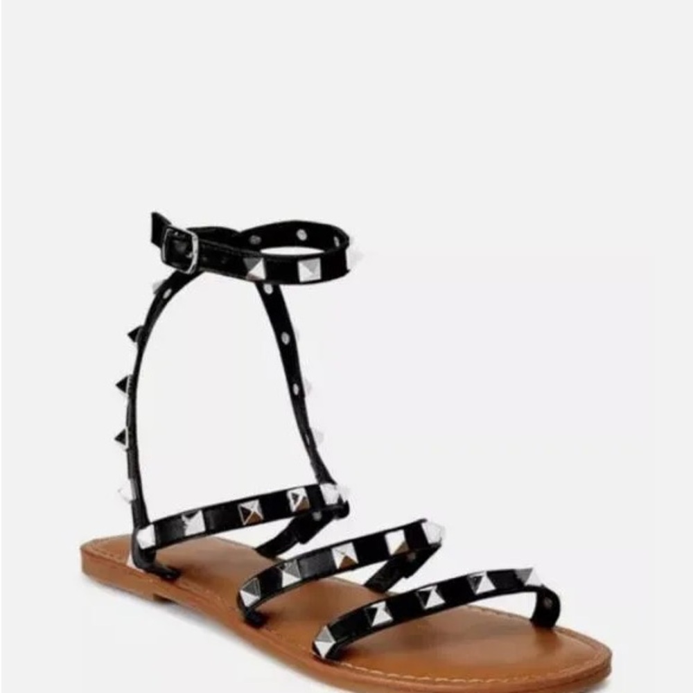 Time and Tru Women's Studded Gladiator Sandals NWT